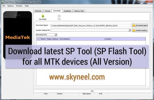 mediatek smart phone flash tool
